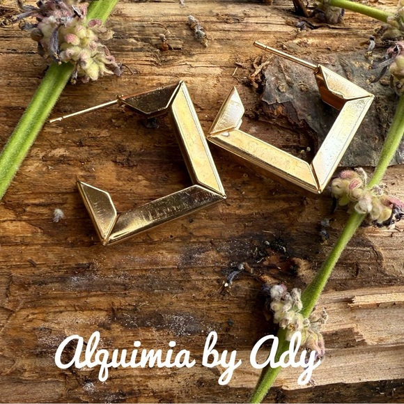 Alquimia by Ady Gold Angular Earrings - Picture 1 of 1